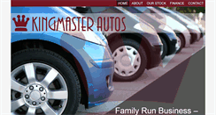 Desktop Screenshot of kingmasterautos.com.au